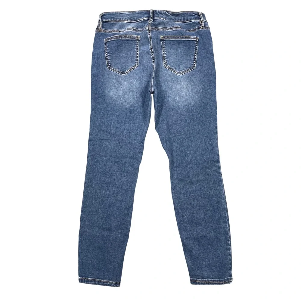 Buffalo Blue Avalon Mid Rise Soft Stretch Ankle Skinny Jeans Women 10
